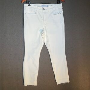 Athleta White‎ Cropped Ankle Jeans with Stretch Fabric